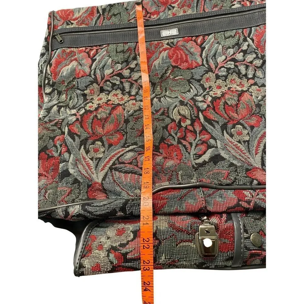 Amelia Earhart Luggage Unisex Travel Garments Bags Multicolor Floral Vintage